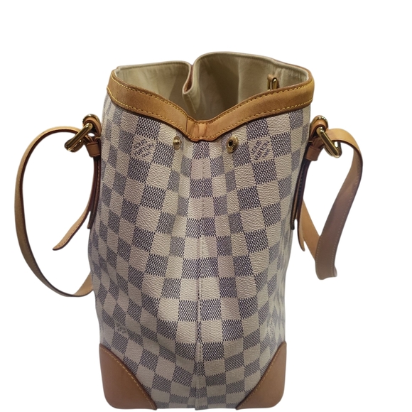 LOUIS VUITTON Damier Azur Hampstead MM Shoulder Hand Bag..w/COA !!!! - Picture 7 of 16